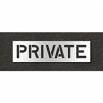 RAE STL10871029 Pavement Stencil Private