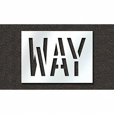 RAE STL10871810 Pavement Stencil Way