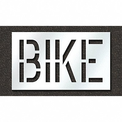 RAE STL10871817 Pavement Stencil Bike