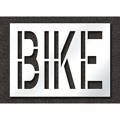 RAE STL10872417 Pavement Stencil Bike