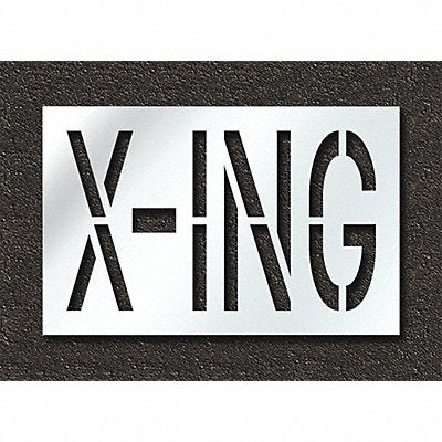 RAE STL10872427 Pavement Stencil X-ing