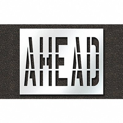 RAE STL10873628 Pavement Stencil Ahead