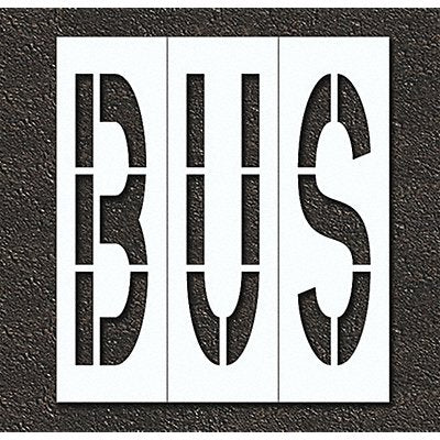 RAE STL11679615 Pavement Stencil Bus 96 in
