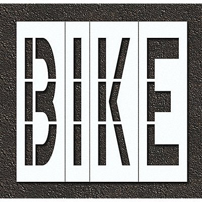 RAE STL10874817 Pavement Stencil Bike