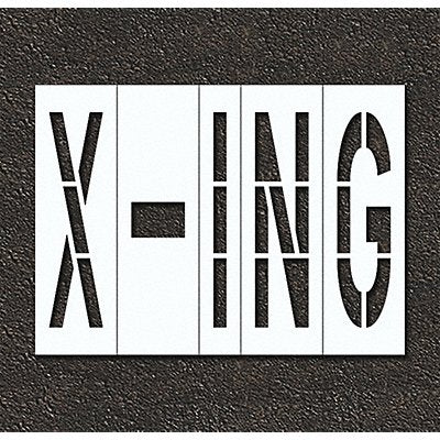 RAE STL10874827 Pavement Stencil X-ing
