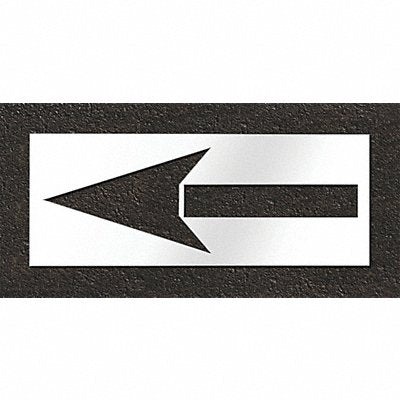 RAE STL1085110 Pavement Stencil Bike Lane Arrow