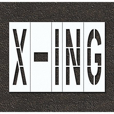 RAE STL10879627 Pavement Stencil X-ing