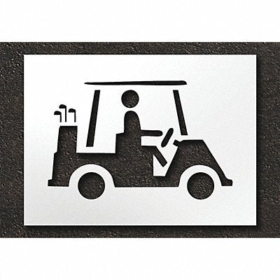 RAE STL10875604 Pavement Stencil No Carts