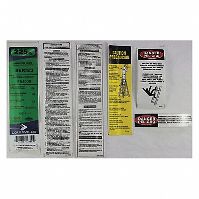 LOUISVILLE LADDER PKFS4000 Label Kit