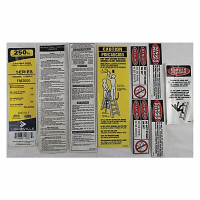 LOUISVILLE LADDER PKFM2000 Label Kit