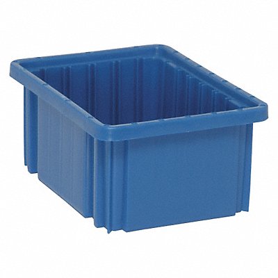 QUANTUM STORAGE SYSTEMS DG91050BL Grid Container Blue 10.88 x 8.25 x 5 in.