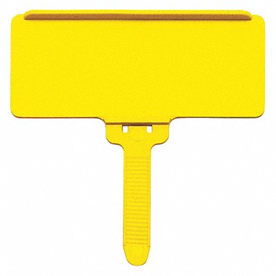 QUANTUM STORAGE SYSTEMS PSLH3YL Label Tag Yellow Flat Label Adhered PK25
