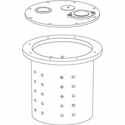 LIBERTY PUMPS K001308 Crawl Space Sump Basin and Cover