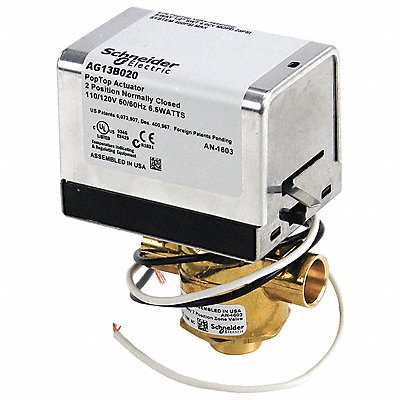ERIE VT3213G13B020 Valve 3 Way 120V 1/2in Sweat