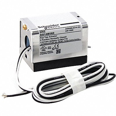 ERIE AG14B060 Actuator 120V N/C On/Off 6in Leads
