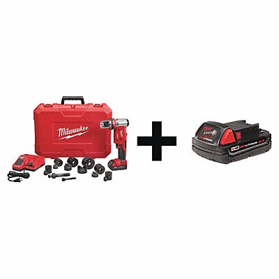 MILWAUKEE 26772100000000 Cordless Knockout Tool Kit 1/2 to 2 in.