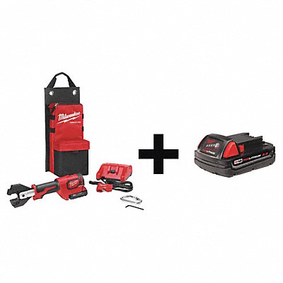 MILWAUKEE 267221S48111820 Cordless Cable Cutter Kit 14 in L 2.0Ah