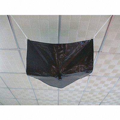 GRAINGER 42X289 Roof Leak DiVerticaler 2-1/2 ft Black