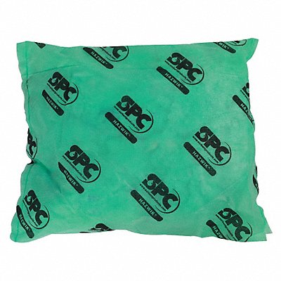 BRADY SPC ABSORBENTS HAZ1818 Absorbent Pillow Chem/Hazmat 18 L PK16