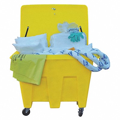 BRADY SPC ABSORBENTS SKALTR Spill Truck Refill Universal Grey