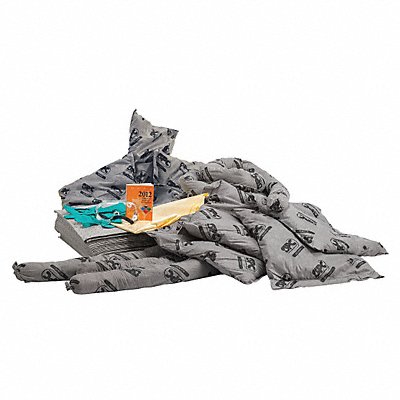 BRADY SPC ABSORBENTS SKA55R Spill Kit Refill Universal Grey