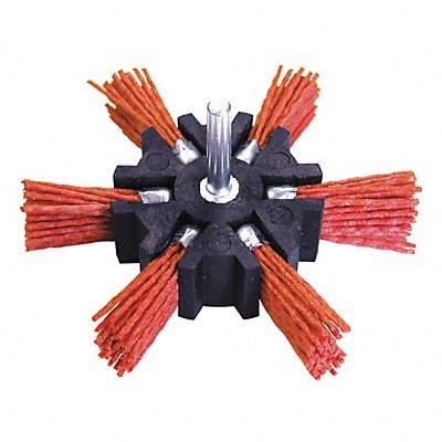 CENTURY DRILL AND TOOL 77341 Flap Brush Nylon Coarse 80 Grit 4 in.