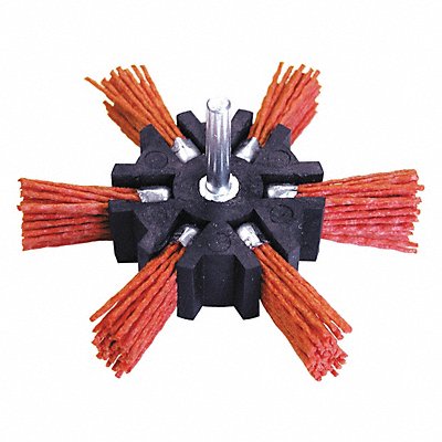 CENTURY DRILL AND TOOL 77343 Flap Brush Fine Nylon 150 Grit 4 in.