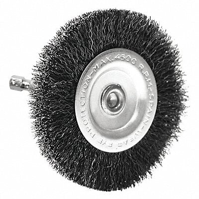 CENTURY DRILL AND TOOL 76441 Crimped Radial Wire Brush 4 in Coarse
