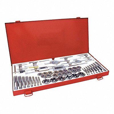 CENTURY DRILL AND TOOL 98958 Fractional Tap and Die Nc/Nf 58 Pc Set