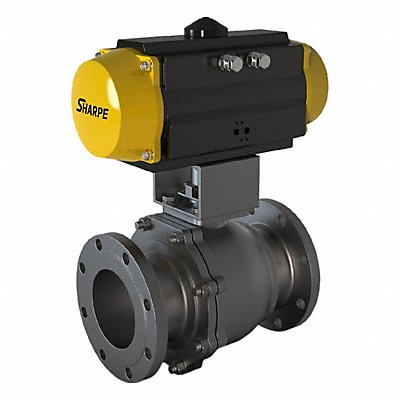 SHARPE VALVES 4350034040 Pneumatically Actuated Two-Way Ball Valve Nominal Valve Size 3 in