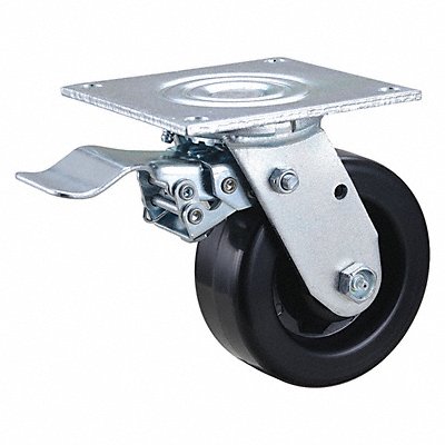 GRAINGER 435X71 Standard Plate Castor Swivel 1000 lb.