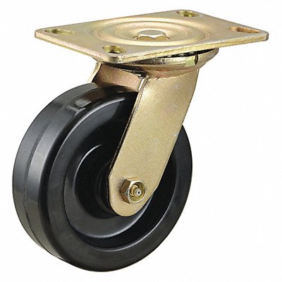 GRAINGER 435X73 Standard Plate Castor Swivel 1200 lb.