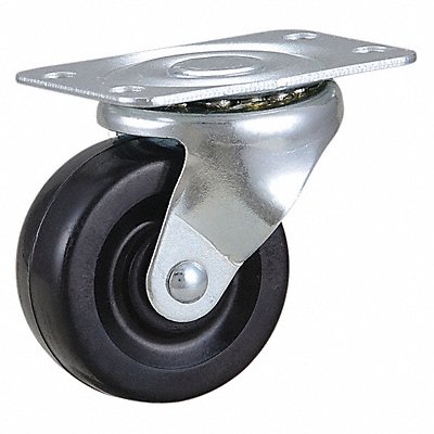 GRAINGER 435X85 Standard Plate Castor Swivel 75 lb.