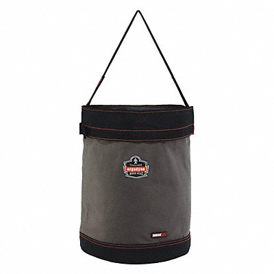 ERGODYNE 5935T Bucket Bag Canvas Straight Wall Grey