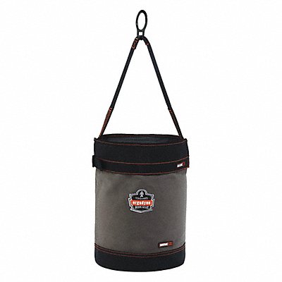 ERGODYNE 5960T Bucket Bag Canvas Straight Wall Grey