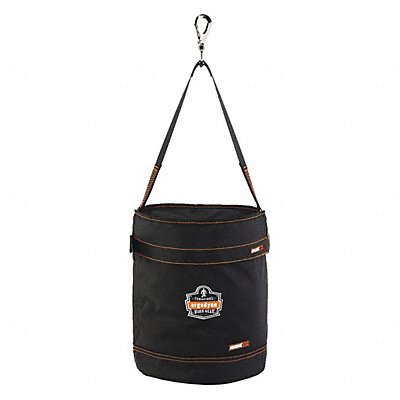 ERGODYNE 5970T Bucket Bag Nylon Straight Wall Black