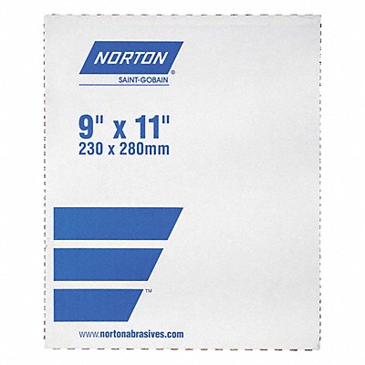 NORTON 66261130331 Sanding Sheet 11 in L 9 in W 240 G