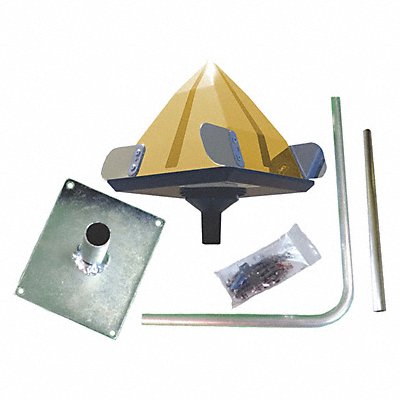 BIRD BARRIER ee1wg Eagle Eye Deterrent Gold 8 1/2 in W