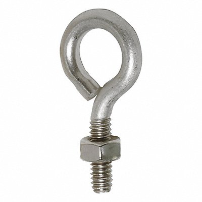 BIRD BARRIER nbeb20 Eye Bolt with Nut 1 in W 2 in H PK10