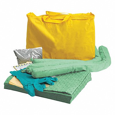 CONDOR 436M94 Spill Kit Bag Chemical Hazmat 5 gal.