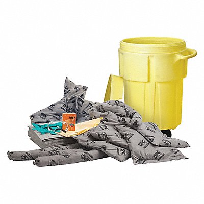 BRADY SPC ABSORBENTS SKA55LW Spill Kit Drum Chemical/Hazmat 38 gal.