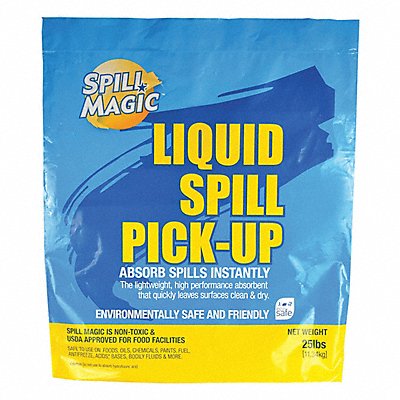 SPILL MAGIC 97125 Absorbent Powder Universal Size 25 lb.