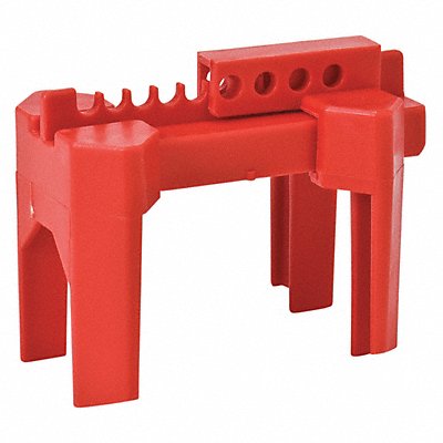 CONDOR 437R15 Ball Valve Lockout Red 4-5/64 H