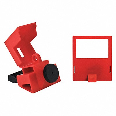 CONDOR 437R20 Circuit Breaker Lockout Red 3-1/4 H
