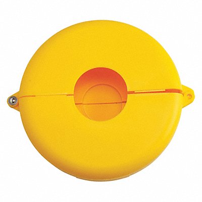 CONDOR 437R51 Gate Valve Lockout Yellow Polypropylenepylene