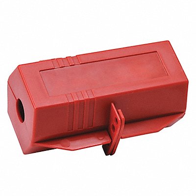 CONDOR 437R59 Plug Lockout Red 2 H 3-1/2 L