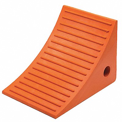 CHECKERS UC1600 Wheel Chock 11 D 8 H 8 W Orange