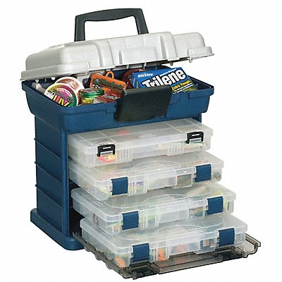 PLANO MOLDING 136400 SmPtsStorageSys Snap Clip Blue/Silver Adj