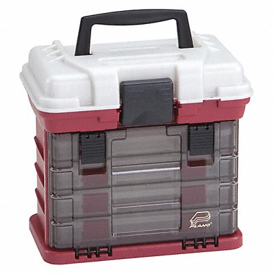 PLANO MOLDING 135402 SmPtsStorageSys Snap Clip Red/Silver Adj
