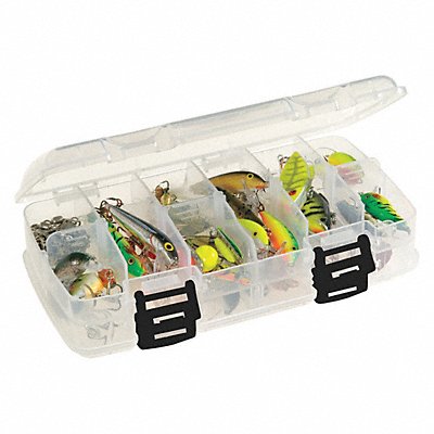 PLANO MOLDING 345023 K4982 Compartment Box Snap Clip Clear 2 in